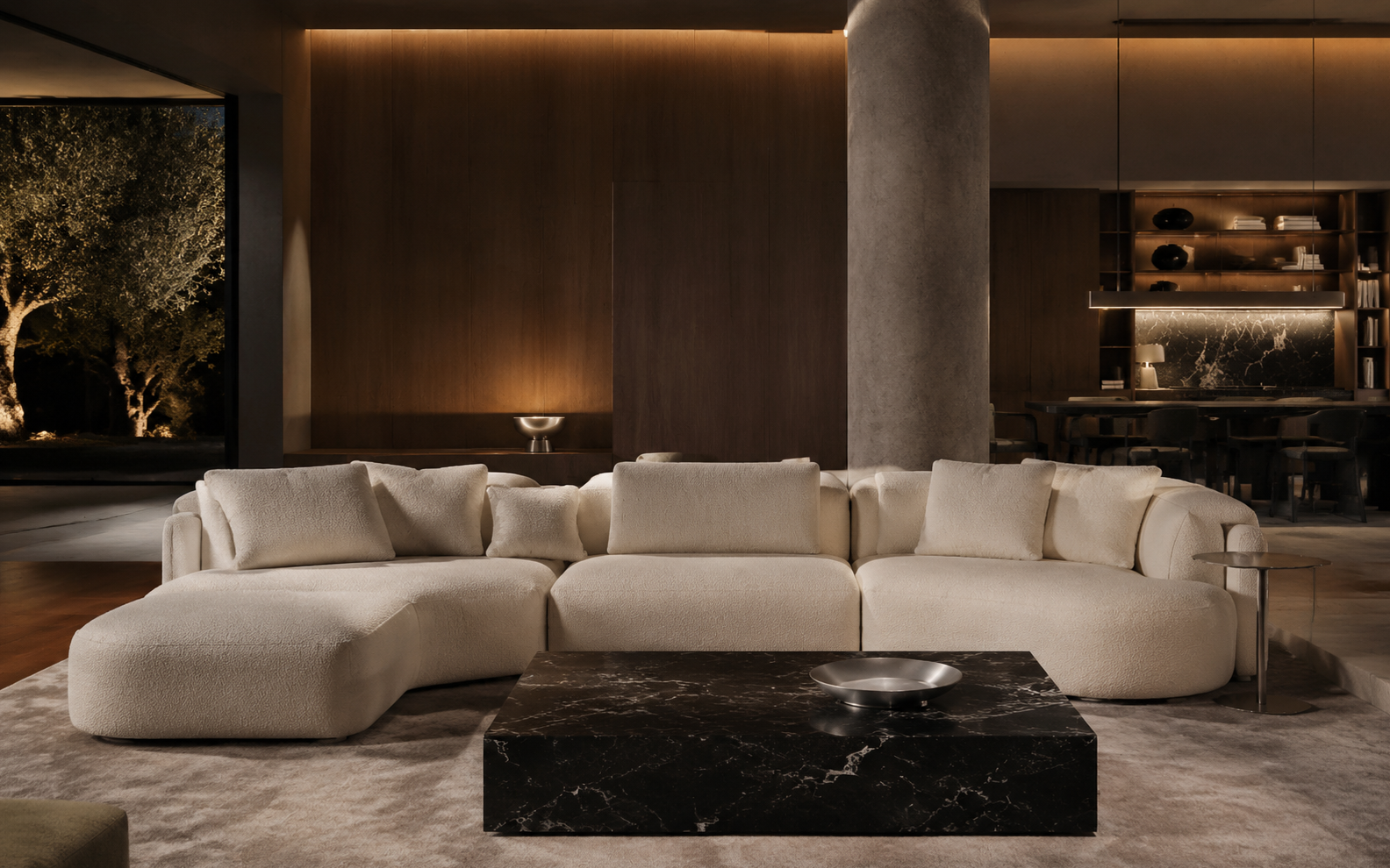 A refined contemporary Nestova living interior